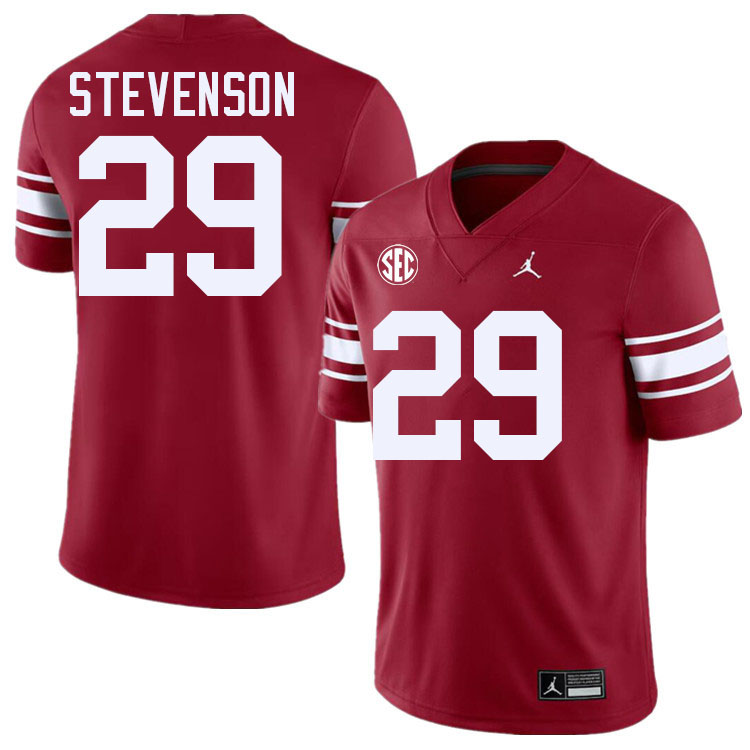 Oklahoma Sooners #29 Rhamondre Stevenson College Football Jerseys,Uniforms-Throwback